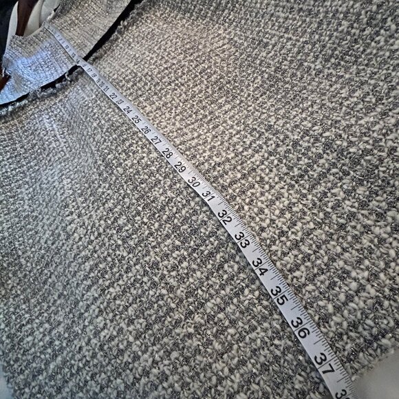 J. Crew Size 14 Silver Tweed Dress - Picture 6 of 8